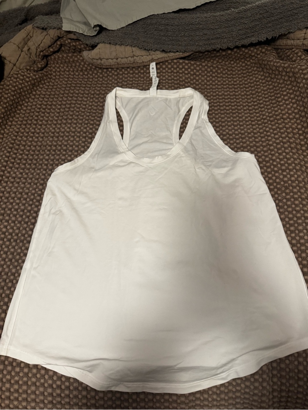 lululemon athletica White Racerback Tank Top